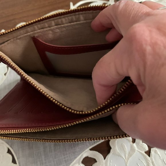 Lancaster Paris Leather Wallet / Wristlet - Picture 6 of 7